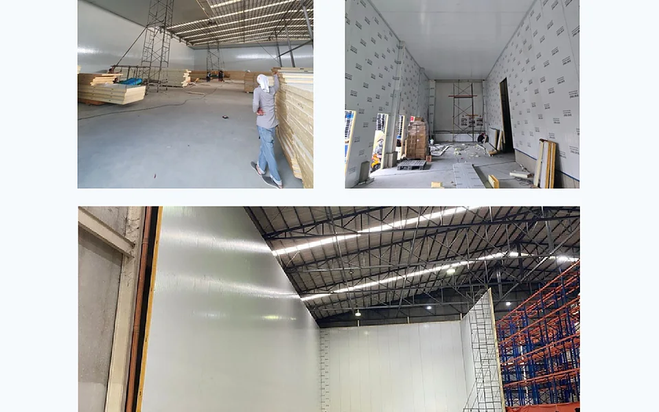 High12 insulated sandwich panel installation in Calamba Laguna