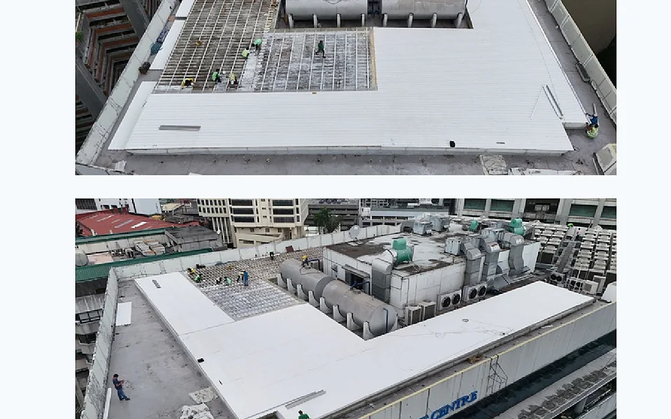 High12 UPVC roof panel installation in Makati City